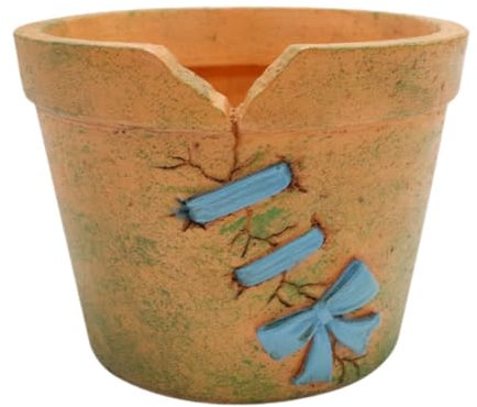 LOVIVER Résine Flower Pot Plant Conteneur Decorative, Plante Pot, Decor Garden, créatif, planteur, Support de Fleur pour extérieur intérieur