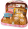 Das Mäusehaus to Go - Ellas Ballet Room | Creative Craft Set in Case | Mini Dollhouse to Take Away | From 4 Years | Includes Furniture, Bedding, Decoration & Tea Service
