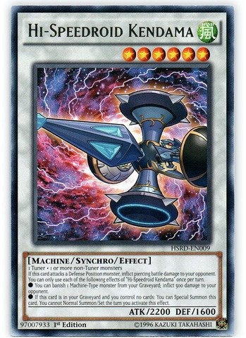 YU-GI-OH! - Hi-Speedroid Kendama (HSRD-EN009) - Jinetes de alta velocidad - 1ª edición - Raro