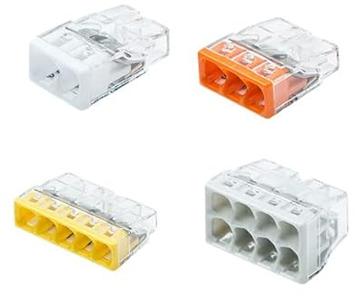 Wago - Pot panaché de 50 bornes de connexion automatique 2, 3, 5 et 8 entrées S2273