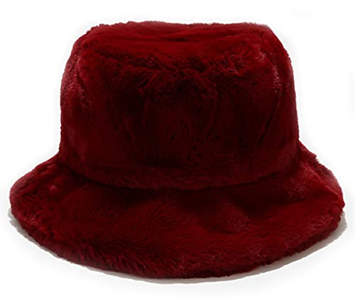 crazy bean Chapeau Femme Hiver de Pêcheur Élégant en Cloche Bob Bucket Hat