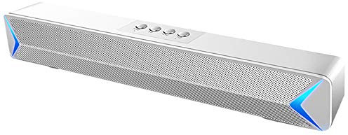 Barra de sonido inalámbrica con cable, barra de sonido para TV Bluetooth 5.0, barra de sonido con subwoofer integrado, altavoz para TV, entrada HDMI/óptica/Aux/USB, sistema de sonido envolvente para