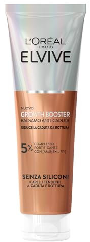 L'Oréal Paris Elvive Balsamo Anti-Caduta Fortificante, Per Capelli Deboli e Tendenti a Rottura, Caduta Ridotta di 10x, Con Complesso Fortificante Aminexil-R, Growth Booster, 150 ml