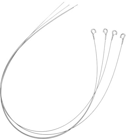 Sosoport 4pièces Câbles Métalliques Pour Suspension De Tableaux Luminaires Suspendus Kit De Suspension Pour Bricolage Câble Acier Robuste Et Fiable