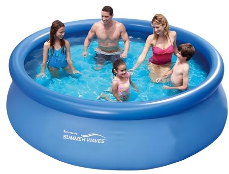 Summer Waves Fast Set Quick Up Pool 366 x 91 cm Swimming Pool Family Swimming Pool without Filter Pump