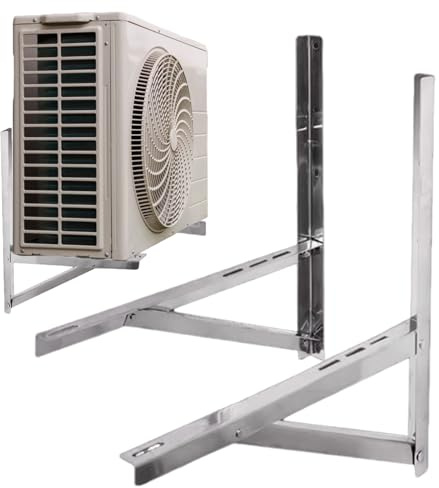 Support Pour Climatiseur | Support Pour Climatiseur Split Extérieur - Accessoires pliables multifonctionnels en acier inoxydable pour unité split murale sans conduit