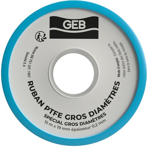 Ruban PTFE Olifan spécial gros diamètre - Geb