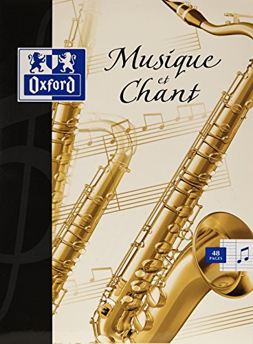 Oxford 400016256 Lot de 10 Cahiers de musique/chant 17 x 22 cm