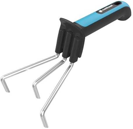 CELLFAST Grubber Kultivator Handgrubber Mit 3 Zinken Garten Safetouch System Ergonomischer Griff Energo