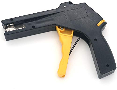 2-in-1 Nuzamas Nylon-Kunststoff-Kabelbefestigungs- und Schneidepistole, robuste Kabelbinderpistole für Nylon-Kabelbinder, Befestigung und Schneidwerkzeug