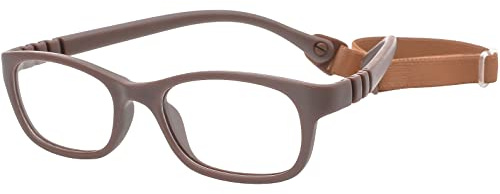 Geborilma Toddler Flexible Frame Glasses - 1-3 Years Unbreakable Eyeglasses for Kids Prescription Glasses Flexible - Toddler Eyeglass Frames 44-15-128