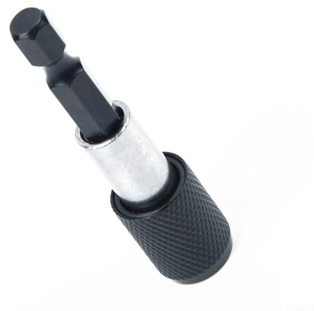 Supporto per punte da trapano a sgancio rapido con gambo esagonale da 60 mm, adattatore di estensione magnetico compatibile con punte per cacciavite e trapani elettrici, per fai da te per la casa e