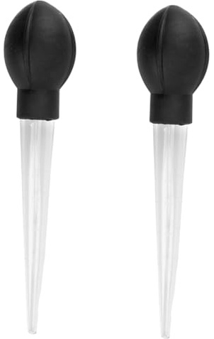 Anneome Extractor de Agua para Bandejas de Plantas 2 Piezas Pipeta Grande de Plástico Ventosa para Macetas de Interior Accesorio para Eliminar Exceso de Agua y Mantenimiento Higiénico