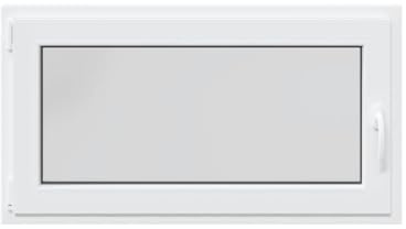 Genérico Finestra Seminterrato RISOR 110x60 cm Anta Ribalta DIN Sinistra,Bianco,21.3kg,4108329