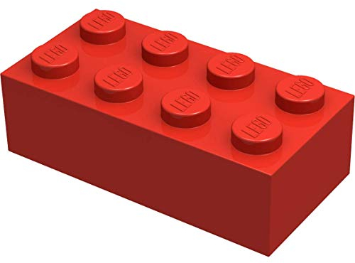 LEGO Classic Pack of 100 2 x 4 Stones with Stone Separator (Red)