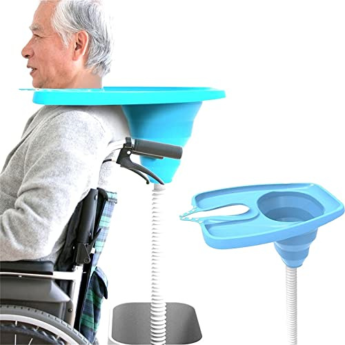 Portable Hair Shampoo Basin, Portable Hair Wash Rinser for Medical Shampoo Basin for Disabled, Elderly And Handicap, Adjustable Strap, No Spills, Hair Washing Tray