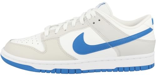 Nike DV0831 Nike Dunk Low Retro Uomo, Summit White/Photo Blue-Platinum Tint EU 42.5
