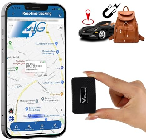 Winnes 4G GPS Tracker: SMS, APP, Webseiten-Positionierung, Anti-Diebstahl & Anti-Verlust, Geofence, mehrere Alarmmodi, Kinder-Positionierung, Magnetischer TK913