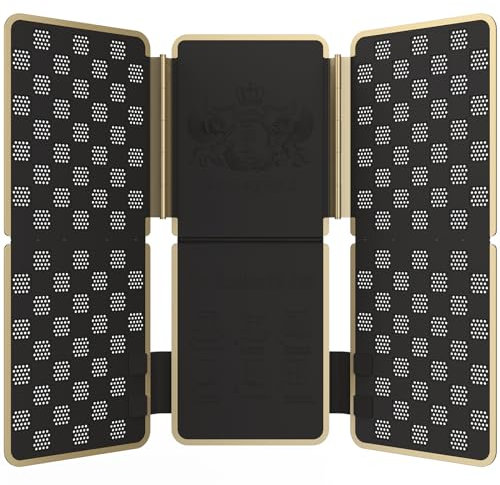 BoxLegend V7 Plieur de Vetement, Planche a Plier le Linge, Plieuse Linge à bords métalliques pour T-shirts, Pulls, Chemises, Pantalons, Noir