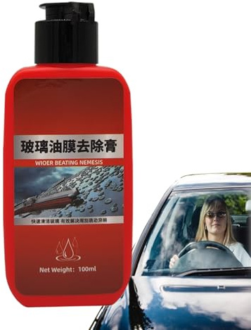 Holdes Detergente per parabrezza – 100 ml – Liquido per la rimozione della pellicola di vetro – Per il restauro e la prevenzione 'appannamento dei veicoli
