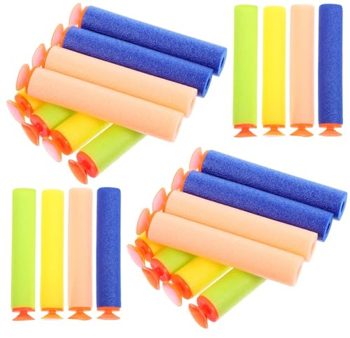 HEMOTON 100 Dardi in Schiuma Eva 7,2cm per War Game, Precisione e Gittata, Compatibili Serie Retaliator per Bambini Colore Casuale