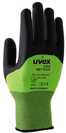 Uvex C500 Wet Plus Arbeitshandschuhe - 1 Paar Schnittschutzhandschuhe - 08/M 08/M