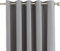 Riva Home Eclipse Blackout Eyelet Curtains, Polyester, Silver, 66 x 72 (168 x 183 cm)