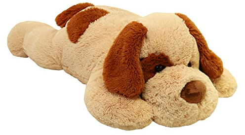 YESGIRL 26.8 inch 5 lbs Dog Weighted Stuffed Animals, Large Weighted Plush Animal, Cute Plush Toy Pillow, Gifts for Adults, Kids, Boys and Girls