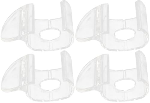RORPOIR Cordless Shade Handles Transparent Roller Window Shade Pulls Compatible with Most Roller Blinds and Cellular Shades Easy Installation Blind Accessories 2.24X1.49 Inch 2 Sets
