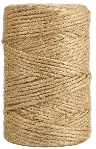 Vivifying 328 Feet Jute Twine, 3mm Jute Twine String for Climbing Plants, Gardening, Tomatoes, Bundling and Crafts