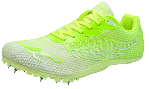ZHENSI Zapatillas con Clavos Atletismo Zapatillas De Salto De Velocidad para Hombres Mujeres Y Niños Zapatillas para Correr Ligeras para Carreras