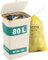 HOMELYN Supporto giallo per sacco della spazzatura stabile con coperchio, extra per sacchi gialli, pattumiera, supporto per sacco giallo, stabile, contenitore per sacchi gialli per cucina e casa
