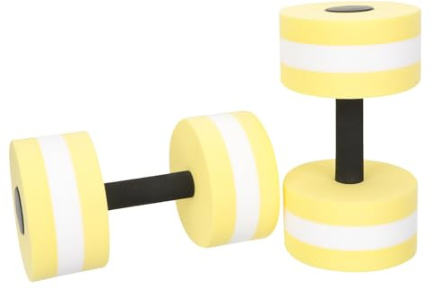 GARVALON 2 Pezzi Manubri Galleggianti per Piscina in Eva Resistenti per Esercizi Acquatici Tonificazione Muscoli e Riabilitazione Gioco d Acqua Divertente per Piscina Adulta e Anziani