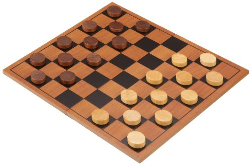 Philos 3144 - Dame-Set mit klappbaren Spielbrett, Strategiespiel
