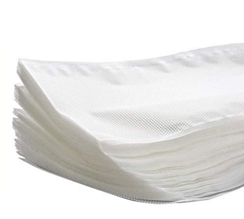 VIRSUS 100 Stück goffrierte Vakuumbeutel Vakuumierbeutel für Lebensmittel Geprägte Folienbeutel für Vakuumierer 105 Mikron 30x40 für Lebensmittel geeignet