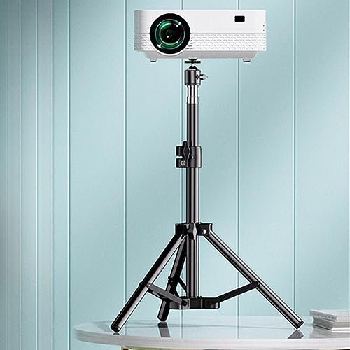 Trépied, support de projecteur flexible et épais de 55 cm, trépied pliable au sol, trépied multifonctionnel, support de projecteur de bureau, pour la maison, le bureau, l'extérieur