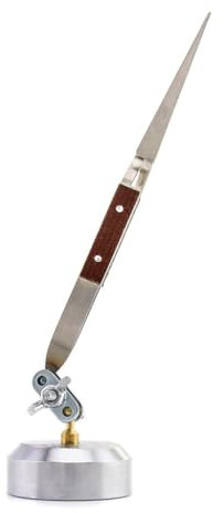 Pinzette per saldatura in acciaio al carbonio Pinzette di terza mano con rotazione della base per la creazione di gioielli Pinzette per saldatura a blocco