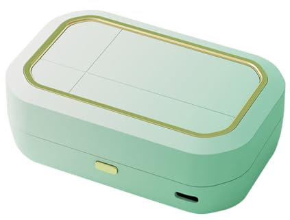 Contact Lens Clean Machine, Automatic Contact Lens Washer with LED Display Portable Contact Lenses Cleaning Tool for Home Office Travelling