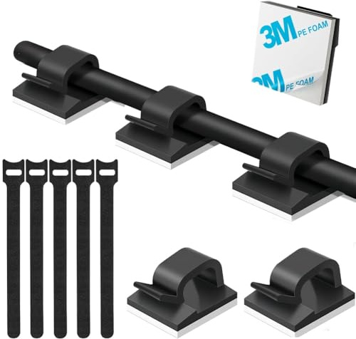 ZWERKZEUG Kabelclips_schwarz