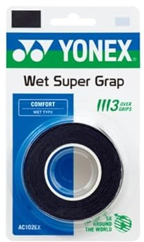YONEX Tennis Grip (3- Grips - Black)