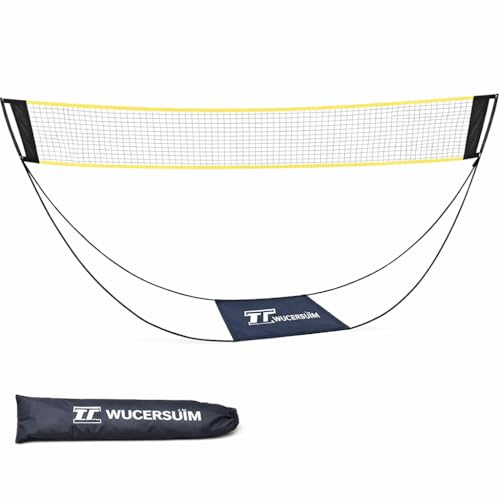 GREENSAPPIRE Portable Foldable Badminton Net for Badminton Tennis