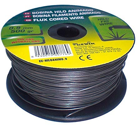 CEVIK PRO - Hilo de Soldar sin Gas MIG 0,8 mm - Bobina 3 kg - Hilo Autoprotegido Animado - Núcleo Fundente E71T-GS - Alta Eficiencia sin Gas
