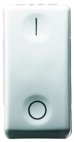 GEWISS 20503 INTERRUTTORE BIPOLARE 16AX - 1M BIANCO SYSTEM