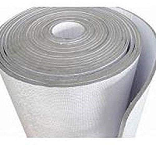 US Energy Products -3MM- Reflective Foam Core Insulation Roll Radiant Barrier White/Foil Faced Reflective Foam Insulation Solid Vapor Barrier Warehouse Building Commercial Residential (24x50')