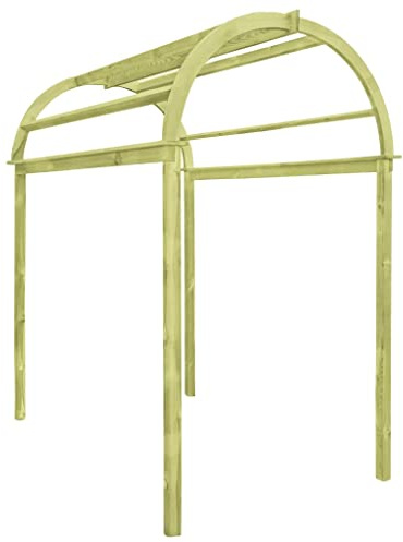 vidaXL Arco enrejado de madera de pino impregnada 125x150x235 cm