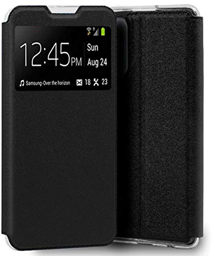 Tumundosmartphone Funda Libro Soporte con Ventana para Realme C21Y / C25Y Color Negra