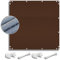 ZQXFZ Awning with Fixing Ropes 1x1.4M. Oxford-Stoff，Kordel + Kabelbinder. Uv-Filter, Staubdicht gelten Balkon deko Easy to Assemble Haltbarkeit von Balkon-Verkleidung