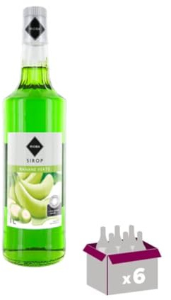 Los 6 Rioba -Sirupe - grüne Banane - 6x1l
