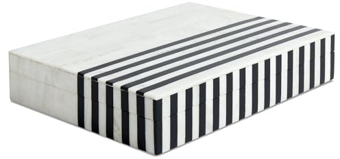 Handicrafts Home Decorative Box 8x6 – Photo Storage Box, Jewelry Organizer, Modern Decorative Storage Box with Lid, Bohemian Table Décor, Vintage Keepsake Box for Shelf or Coffee Table Décor