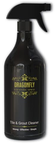 Dragonfly Tile & Grout Cleaner | Premium Cleaner for Ceramic Tiles | Powerful, Eco-Friendly Formula, No Scrubbing Needed | Restores Shine and Removes Stubborn Stains (1 litre)